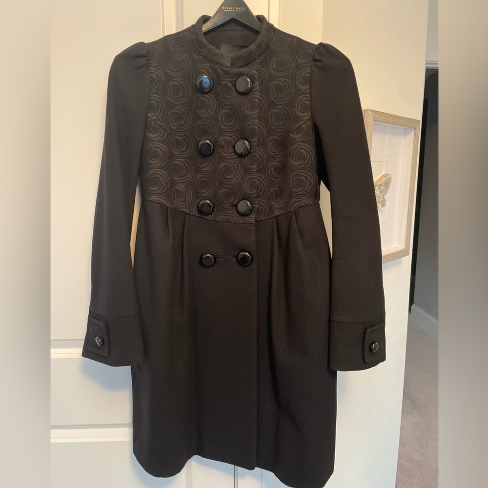 Hanii Y beautiful pre-loved black wool winter coat